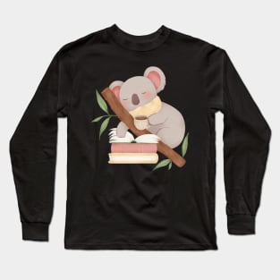 BOOKISH KOALA Long Sleeve T-Shirt